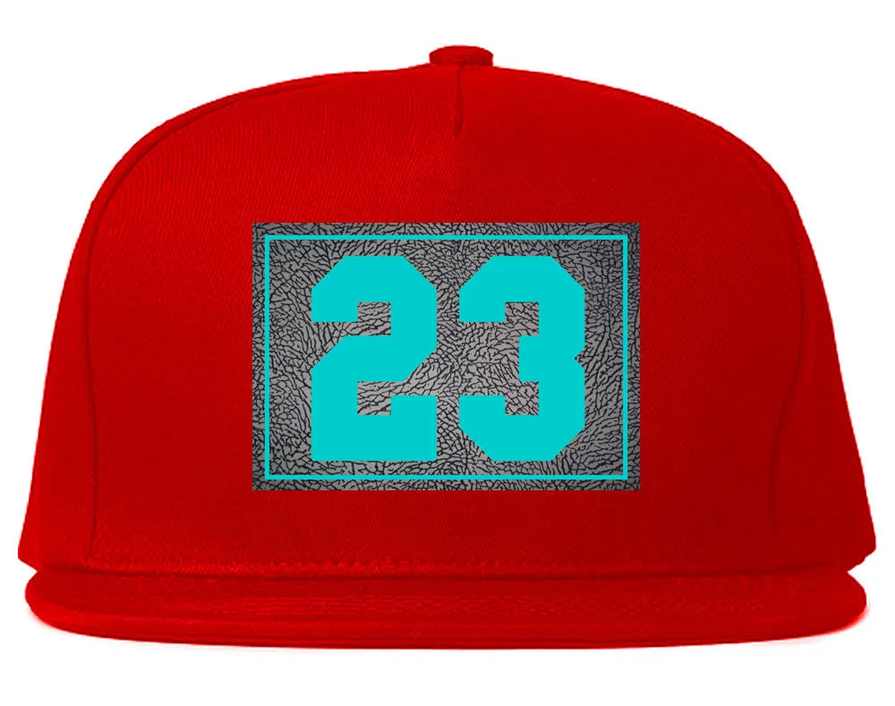 23 Cement Blue Jersey Snapback Hat