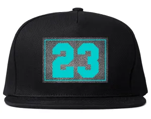 23 Cement Blue Jersey Snapback Hat