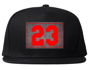 23 Cement Red Jersey Snapback Hat