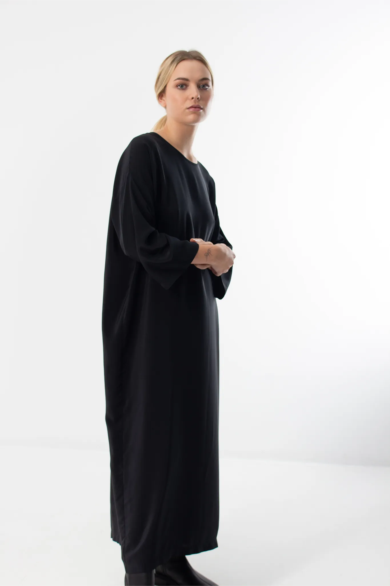 Basis Dress | Black Silk CDC