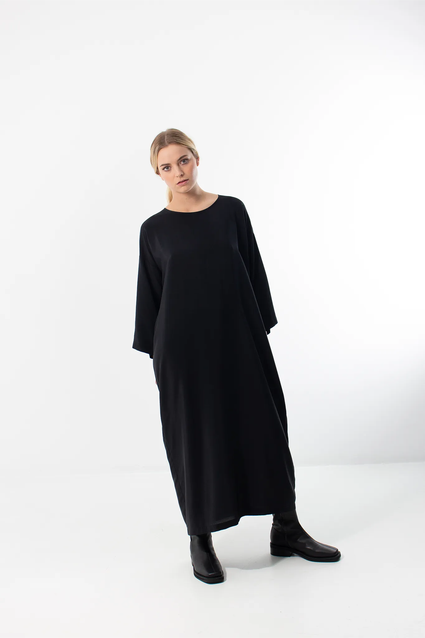 Basis Dress | Black Silk CDC