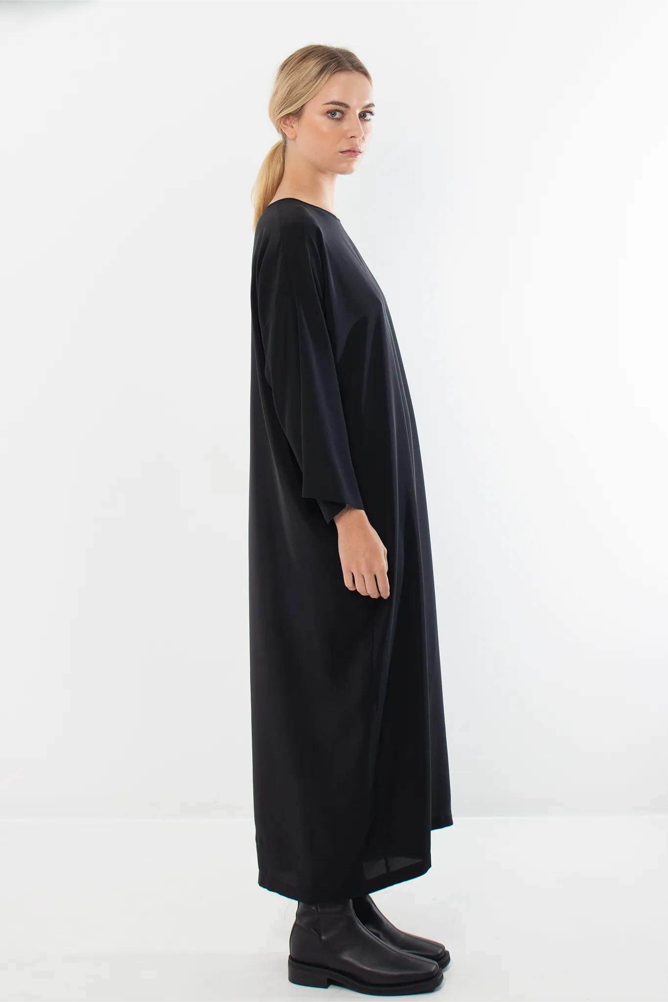 Basis Dress | Black Silk CDC