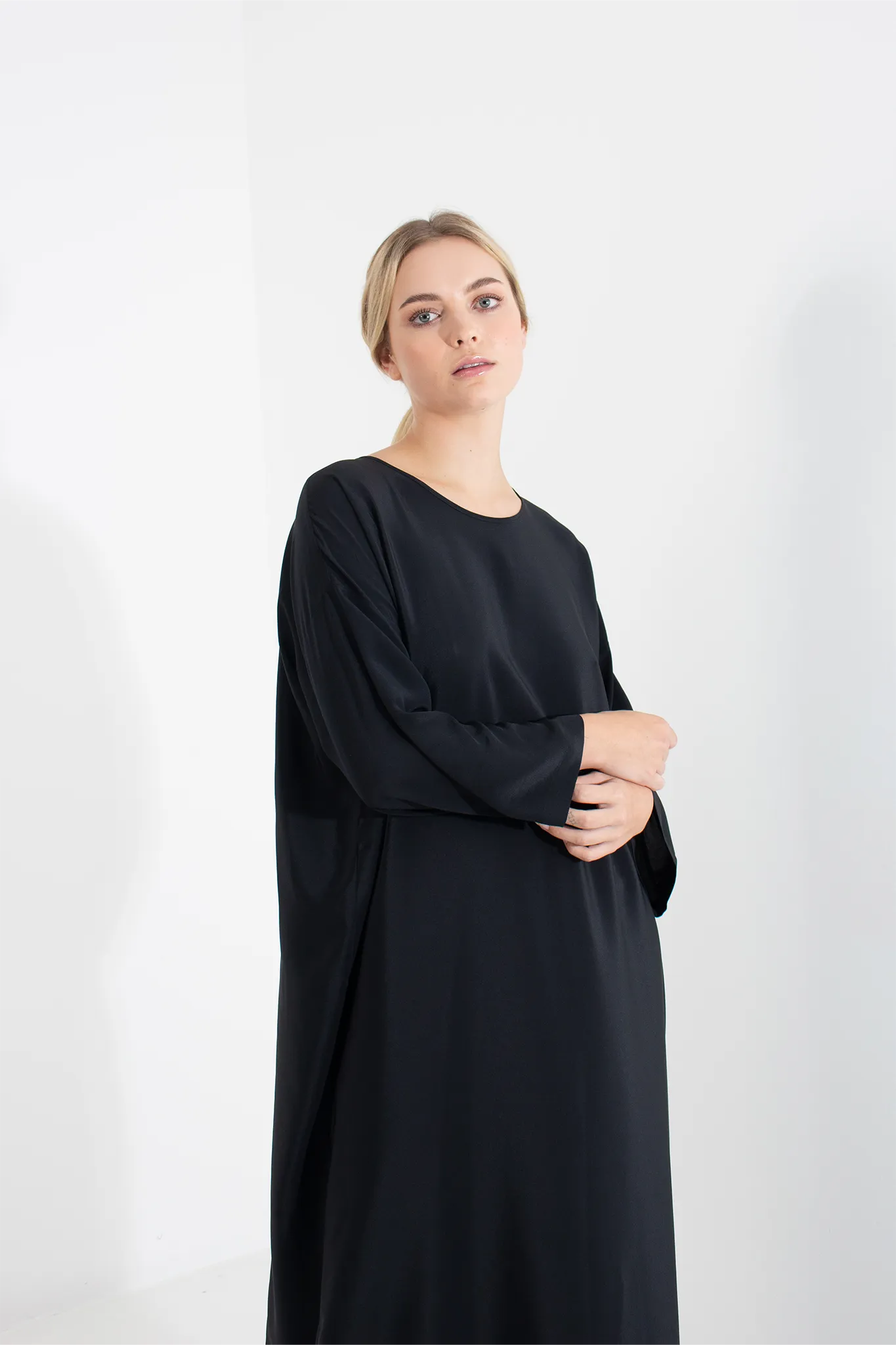 Basis Dress | Black Silk CDC