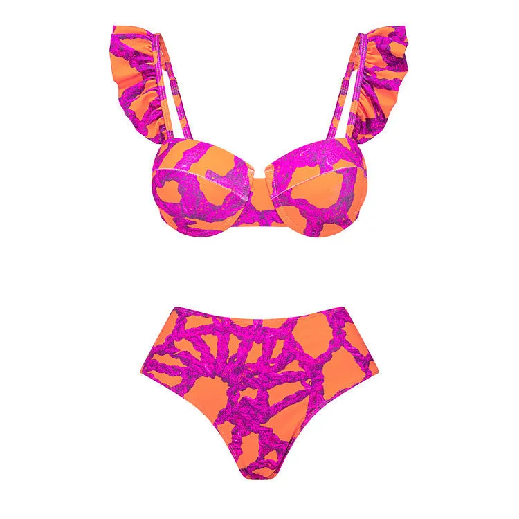 Beach Vacation Three-piece Women’s Swimsuit