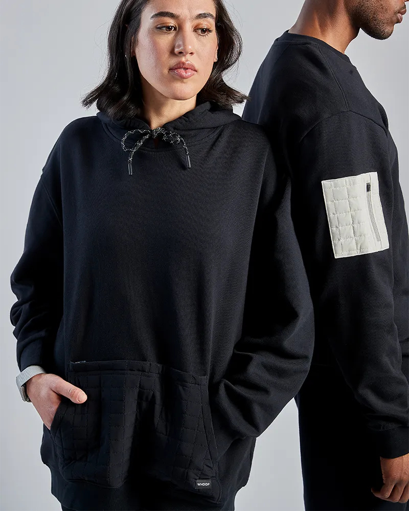 Black WHOOP Unisex Hoodie