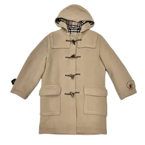 Coat Luxury Designer By Burberry In Tan, Size: S