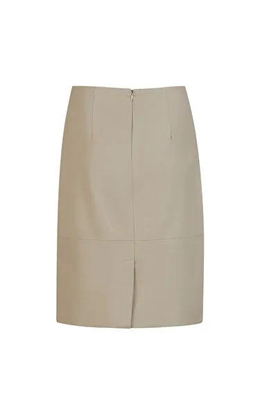 Coster Copenhagen CC Heart Leather Skirt Cream