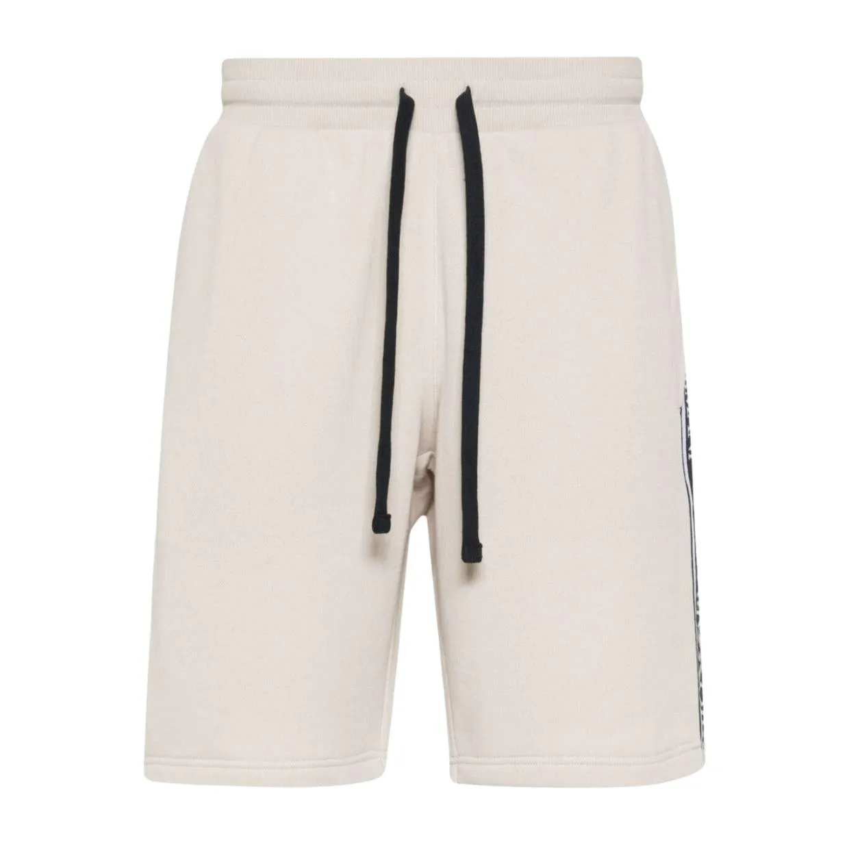 Emporio Armani Bodywear Logo Tape Beige Sweat Shorts