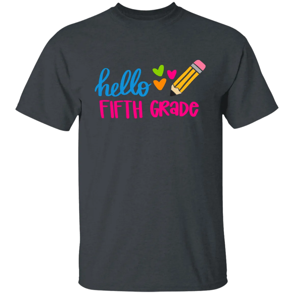 Hello Fifth Grade Youth 100% Cotton T-Shirt