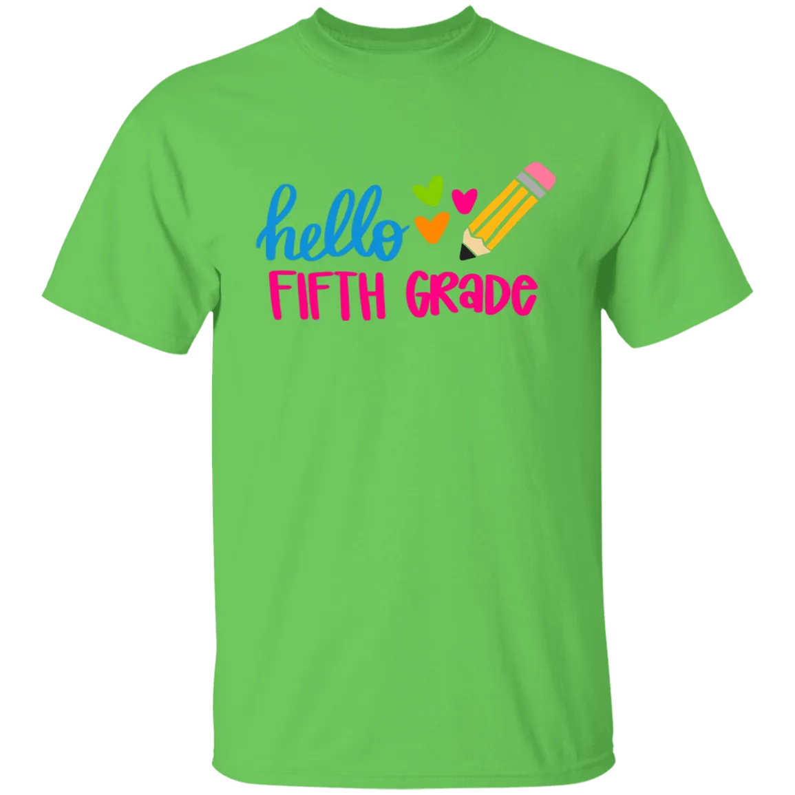 Hello Fifth Grade Youth 100% Cotton T-Shirt