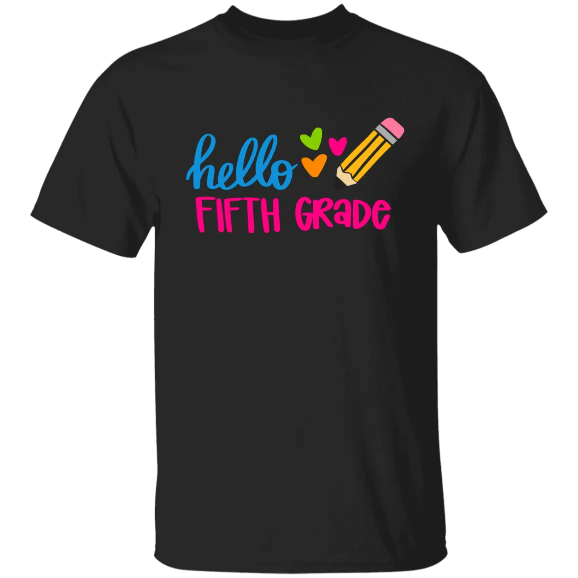 Hello Fifth Grade Youth 100% Cotton T-Shirt