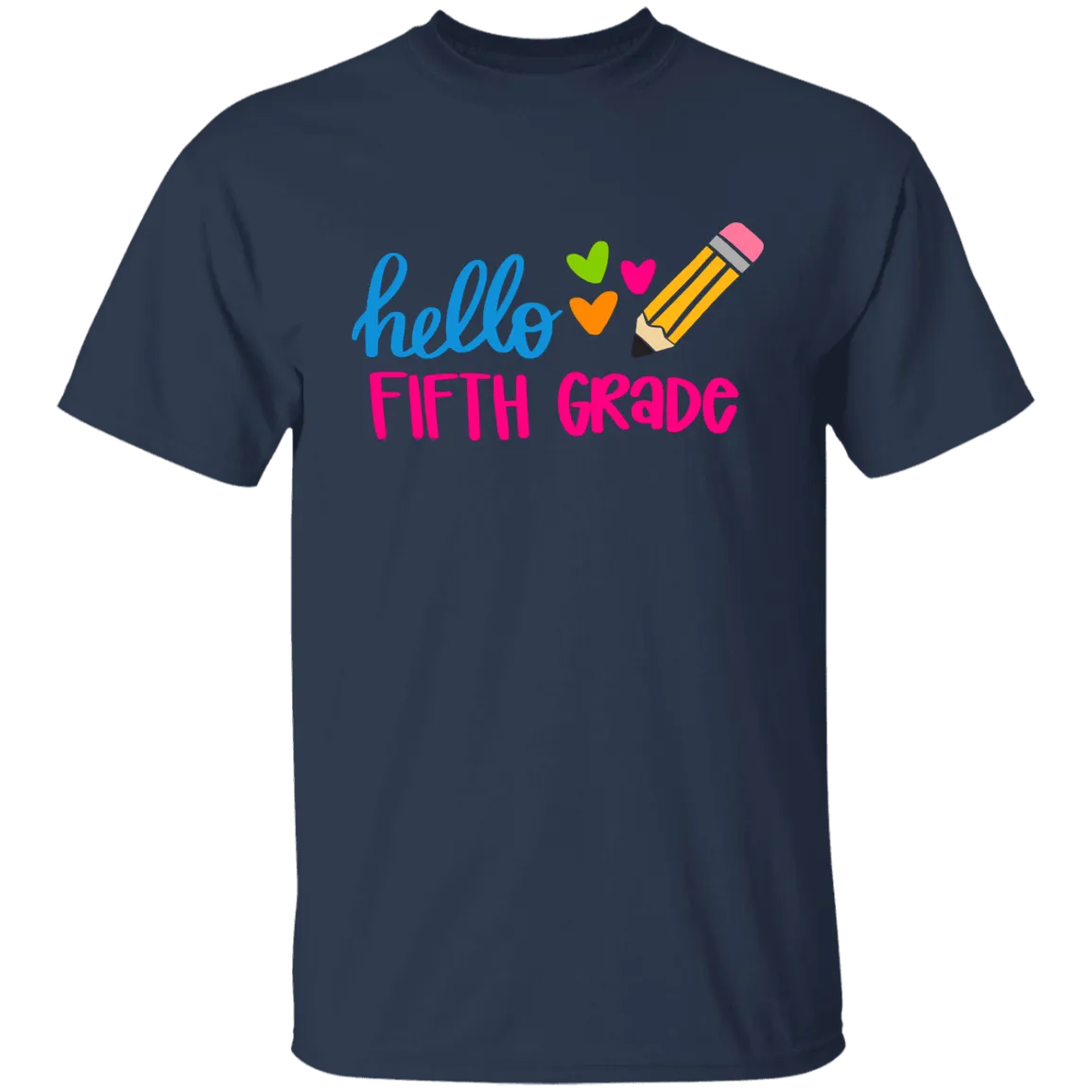 Hello Fifth Grade Youth 100% Cotton T-Shirt