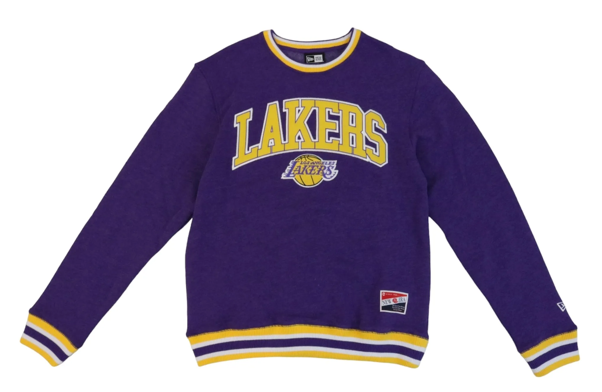 LAKERS THRWBK APPLIQUE CREWNECK V2