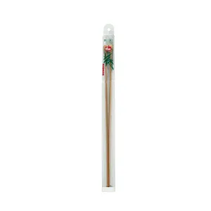 Prym Bamboo Single Pointed Knitting Pins - 2 x 33cm (3mm)