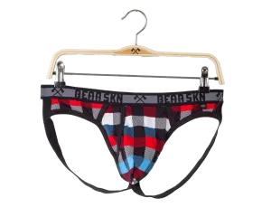 Rustic Red & Blue Backwoods Jock